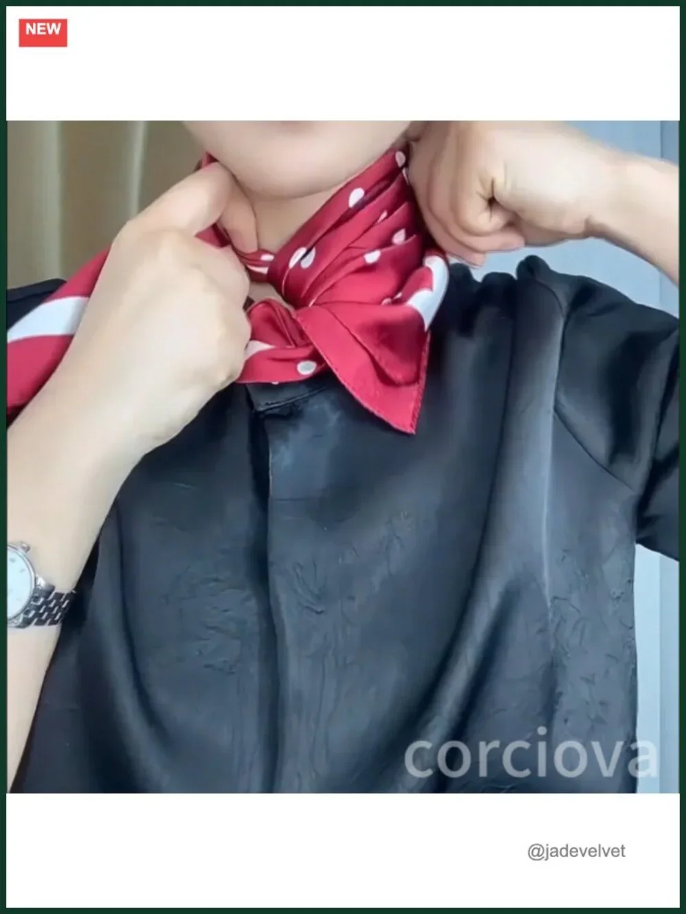 Satin-Feel Polyester Square Fashion Scarf Lightweight 27.5